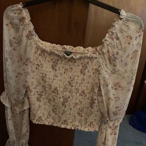 Wild Fable floral crop top Size M
